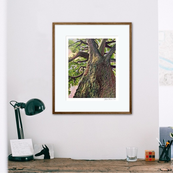 ‘Grounded’ Limited Edition Glicée Fine Art Print Unframed Signed Nature Tree - Picture 6 of 11